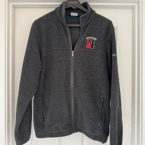 Columbia Charcoal Full-Zip Fleece Jacket